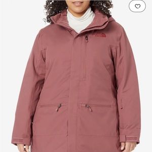The North Face Plus Size Gatekeeper Jacket Waterproof Helmet Compatible Hood NEW